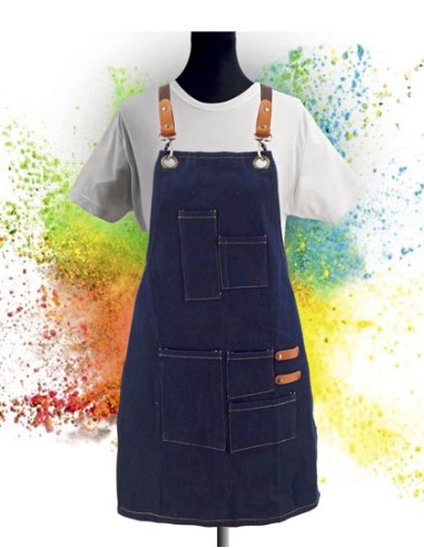 EXN-2840731-Kids Apron Denim